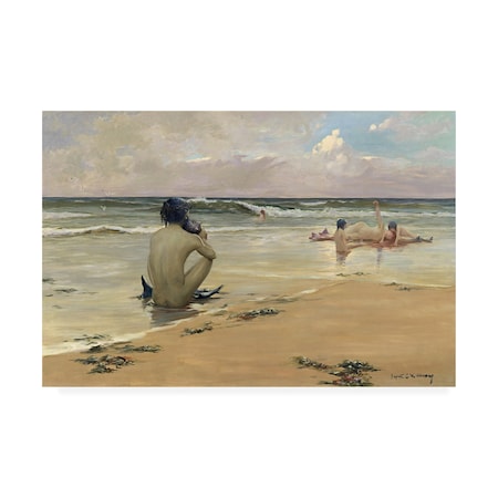 Rupert Bunny 'Sea Idyll' Canvas Art,12x19